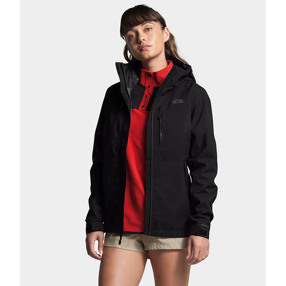 The North Face Rain Jacket Womens Australia - The North Face Dryzzle Futurelight™ Black (ZFQ-127546)